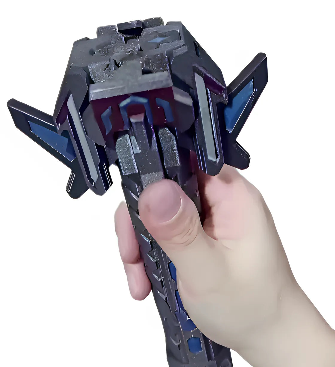 3D Printed Retractable Sword with Mecha-Style Trigger Switch (Generation 3)