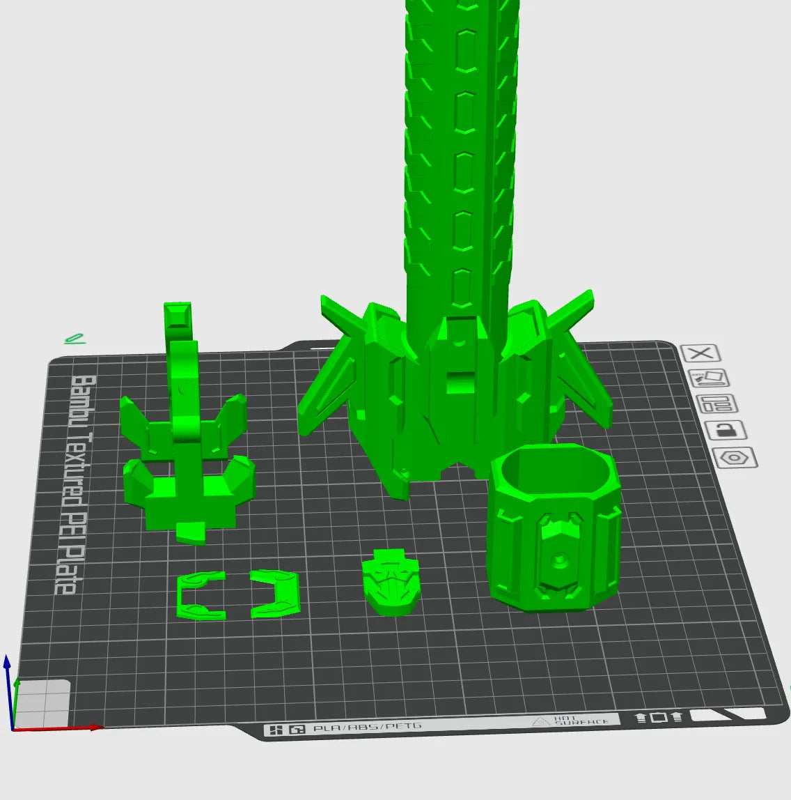 Retractable Sword STL for 3D Printing | Mecha-Style Trigger Switch | DIY Prop Design