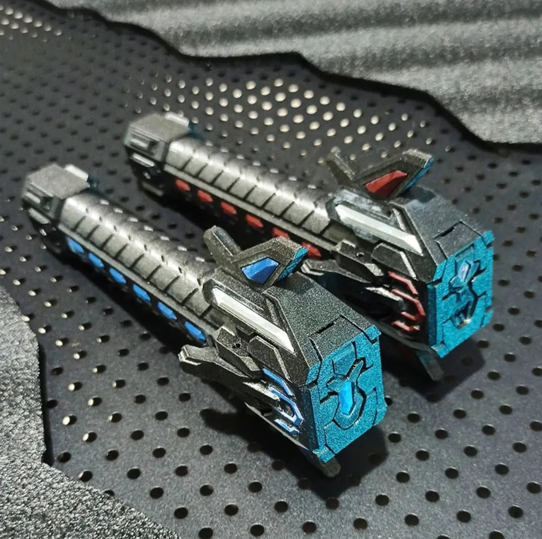 3D Printed Retractable Sword with Mecha-Style Trigger Switch (Generation 3)