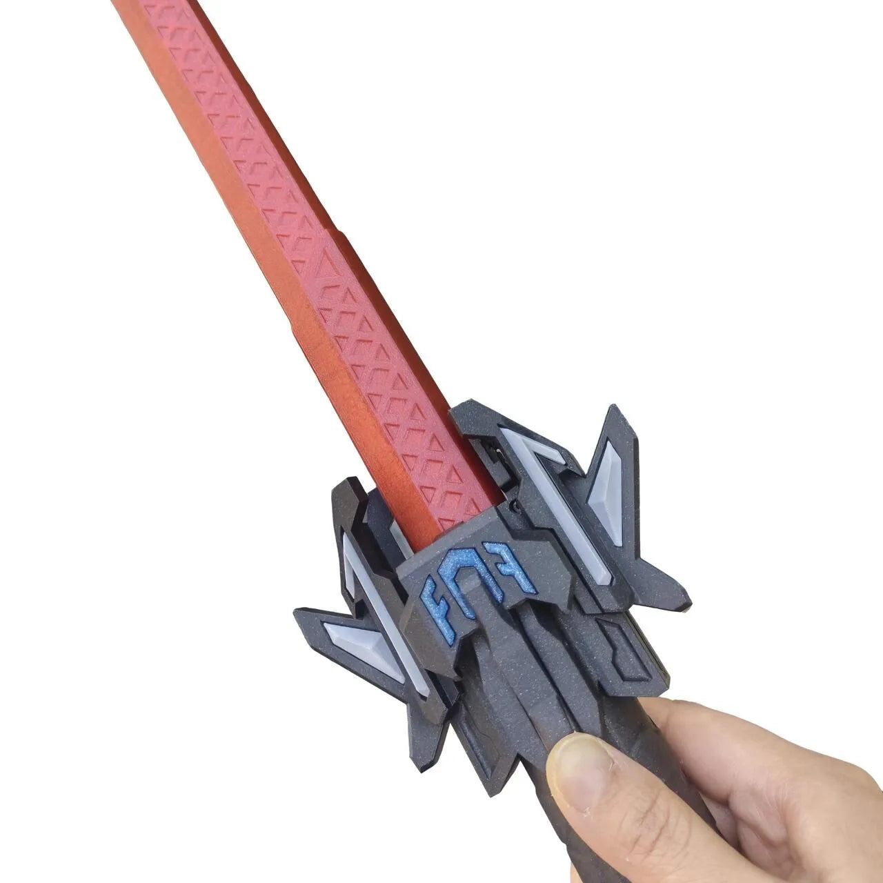 3D Printed Retractable Sword with Mecha-Style Trigger Switch (Generation 3)
